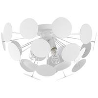 HÄNGELEUCHTE Maritsa 44/44/129 cm - Weiß, Metall (52/52/28cm) - Beliani