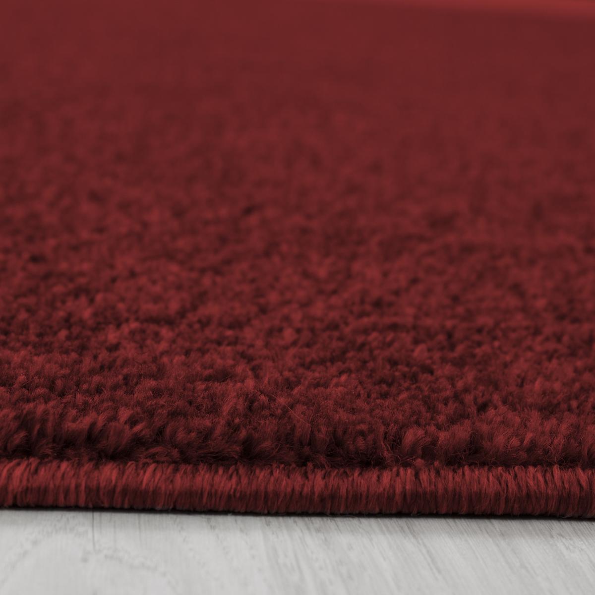 TEPPICH Kurzflor MAIN in Rot, einfarbig, 120 x 170 cm - Rot, Textil (170/120cm) - KADIMA DESIGN