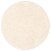 LUXUS HOCHFLOR LANGFLOR TEPPICH MILANO RUND - Creme, Textil (160/160cm) - Snapstyle