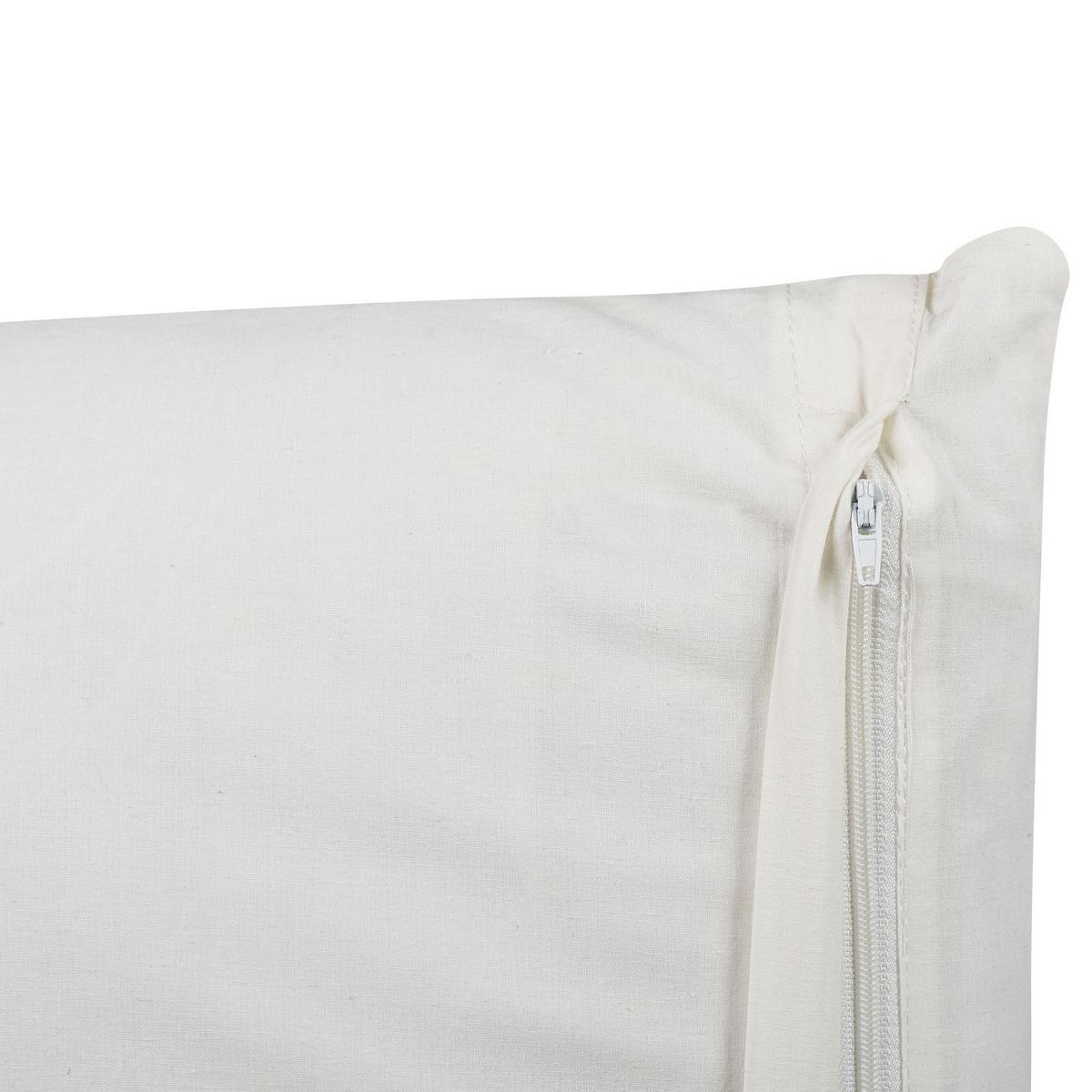 DEKOKISSEN Hellgrün 45/45 cm Larics - Hellgrün, Naturmaterialien/Textil (45/45cm) - Beliani