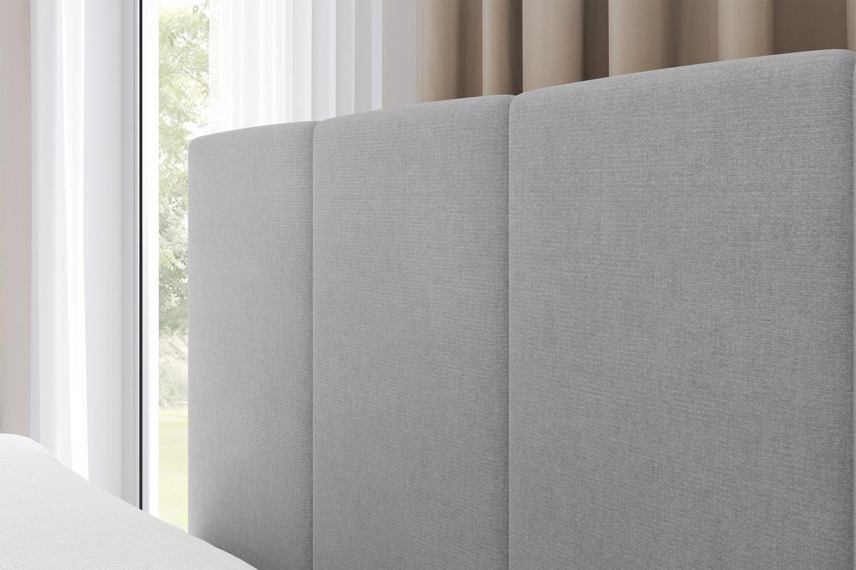 EINZELBETT Jugendbett mit Bettkasten Rechts, mit Matratze - LOVY 100x200 Grau - Anthrazit, Holzwerkstoff/Textil (100/200cm) - ALTDECOR