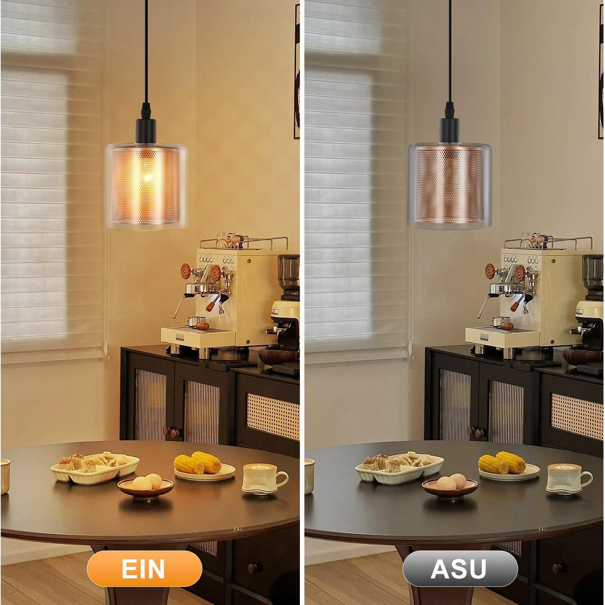 PENDELLEUCHTE BERRY Ⅲ 13/12/450 cm - Schwarz, Metall (13/12/450cm) - Nettlife
