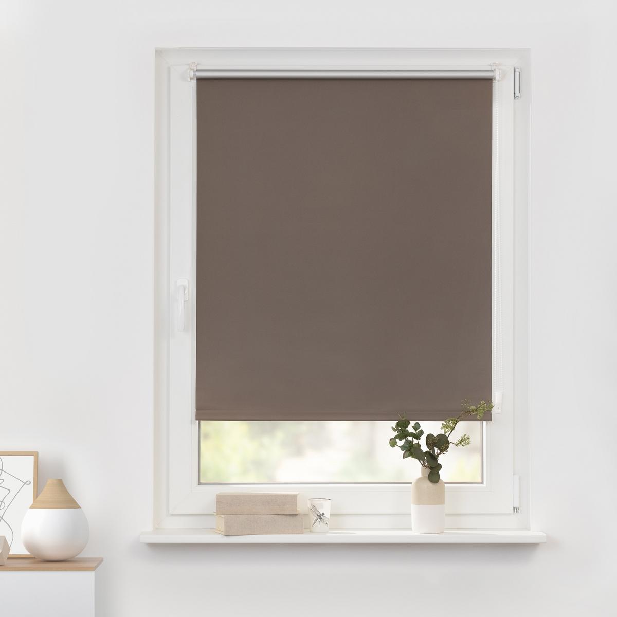 THERMO-ROLLO KLEMMFIX, OHNE BOHREN, VERDUNKELUNG - Taupe, Kunststoff (95/150cm) - Lichtblick Original