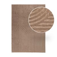 HOCHFLORTEPPICHE Waschbarer ULTRASOFT Braun 120 x 180 cm - Braun, Textil (120/180cm) - STORESDECO