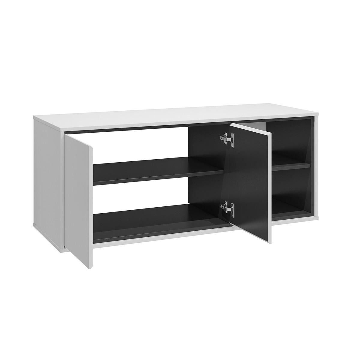 WASCHTISCHUNTERSCHRANK 120cm Sophéa 2er-Set Weiß - Weiß, Holzwerkstoff (120/50.8/48cm) - Petits-meubles