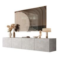TV-LOWBOARD COLGANTE BETON 200 cm Hängeschrank - Grau, Holzwerkstoff (200/36/40cm) - Lookway