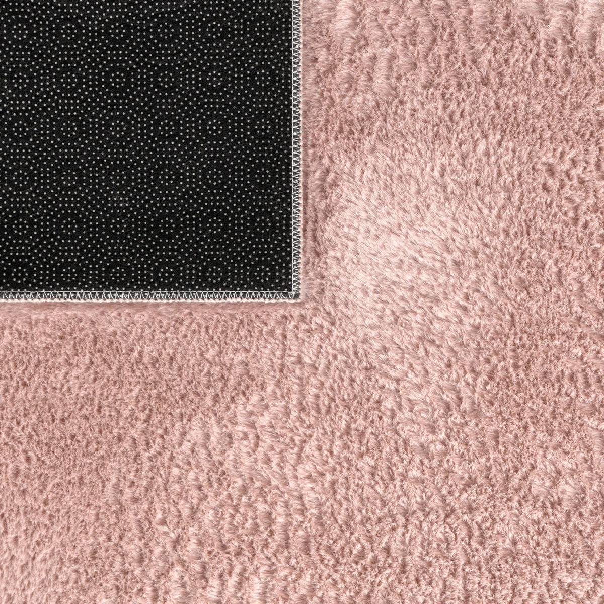FLACHWEBETEPPICH Pink 60 x 90 cm - Pink, Kunststoff (60/90cm) - TT Home