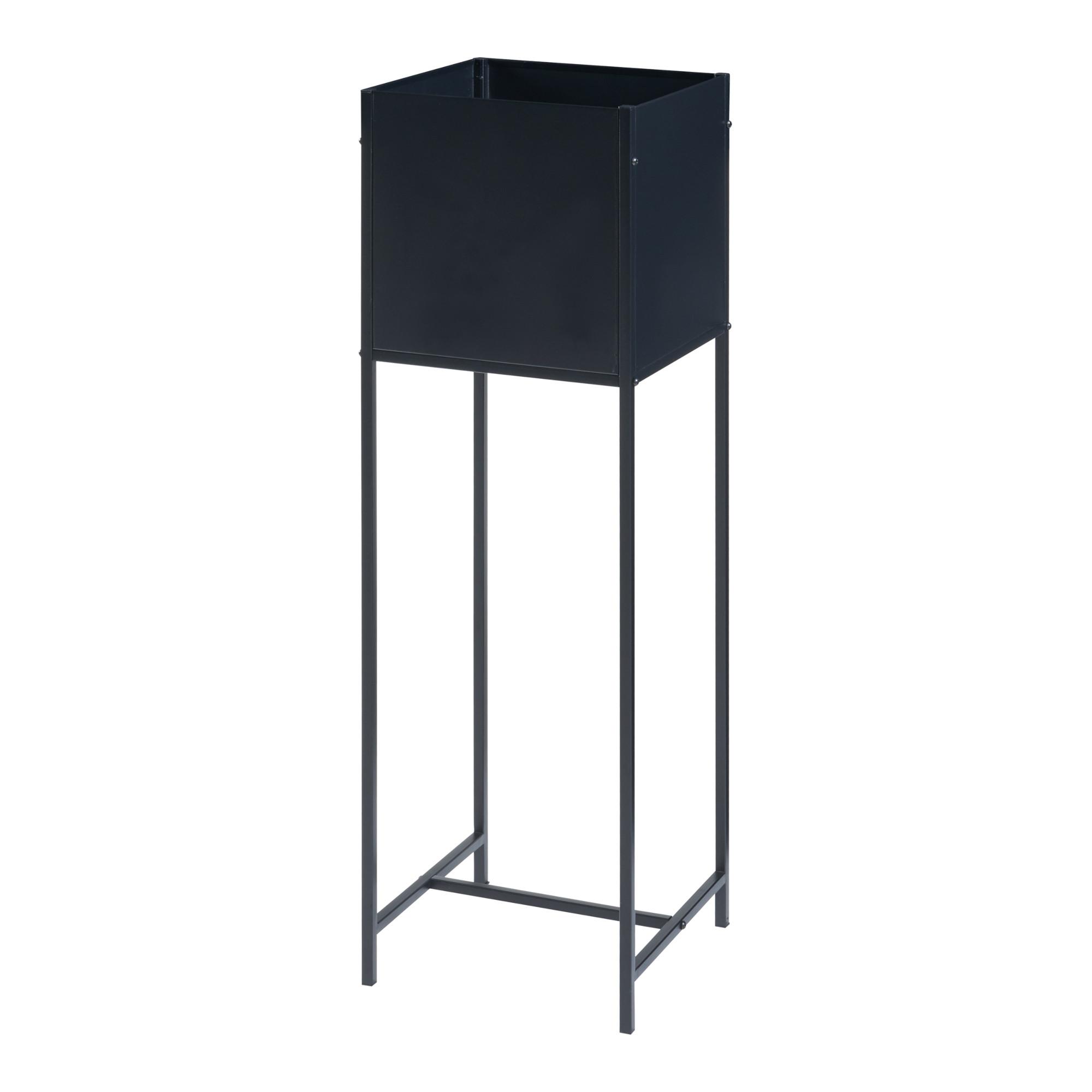 PFLANZENSTÄNDER Porsgrunn - Schwarz, Metall (30/100/30cm) - [en.casa]