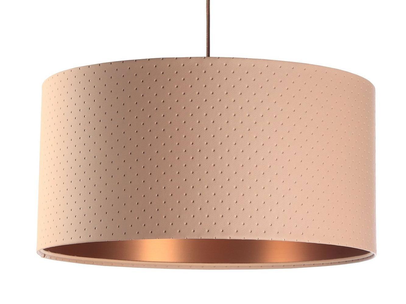 HÄNGELEUCHTE Kupfer 60/30 cm - Beige/Kupferfarben, Kunststoff (60/1.1/30cm) - ONZENO