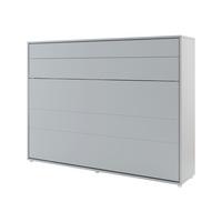 SCHRANKBETT Bed-Concept BC-04 140x200 mit LED-Lampe - Grau, Holz/Holzwerkstoff (140/200cm) - MIRJAN24