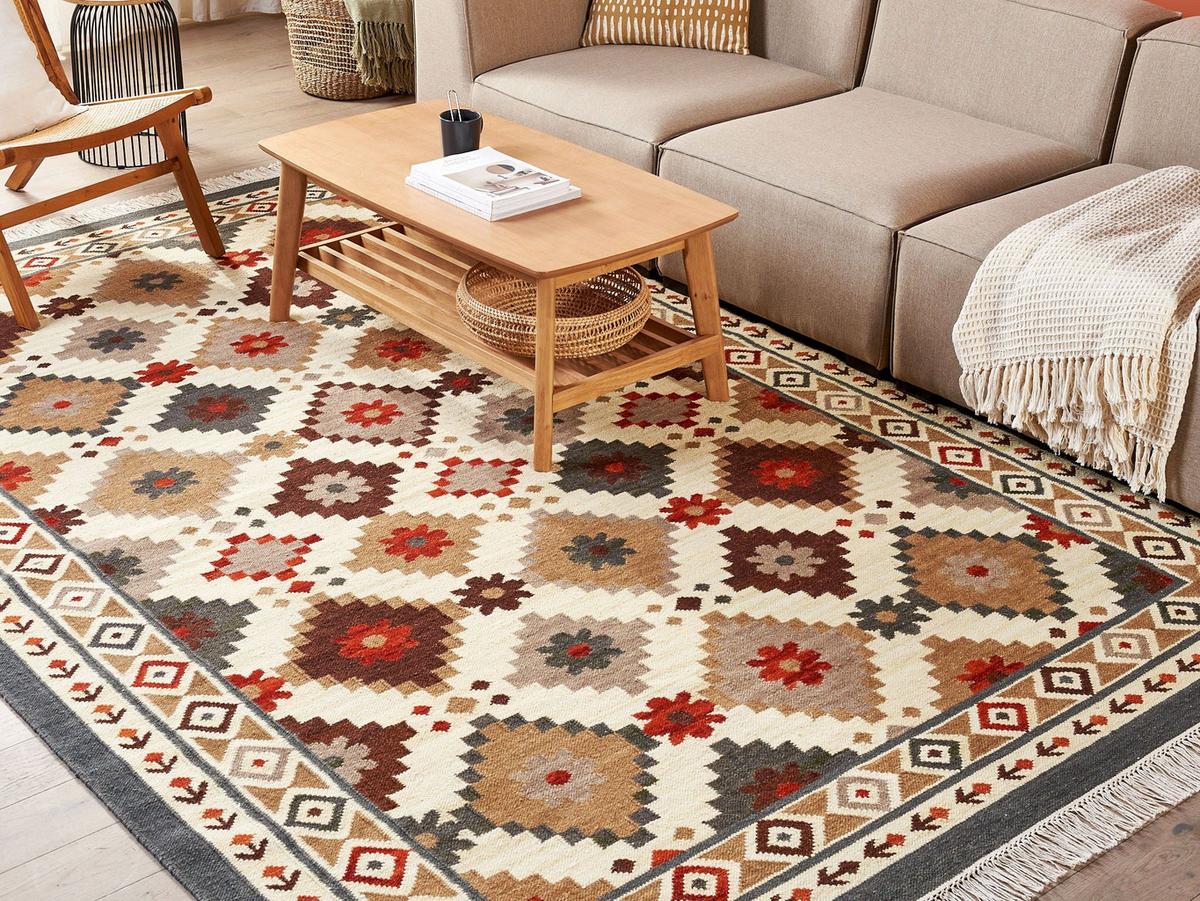 KELIM-TEPPICH vintage Ghukasavan 300/200 cm - Multicolor, Textil (200/300cm) - Beliani