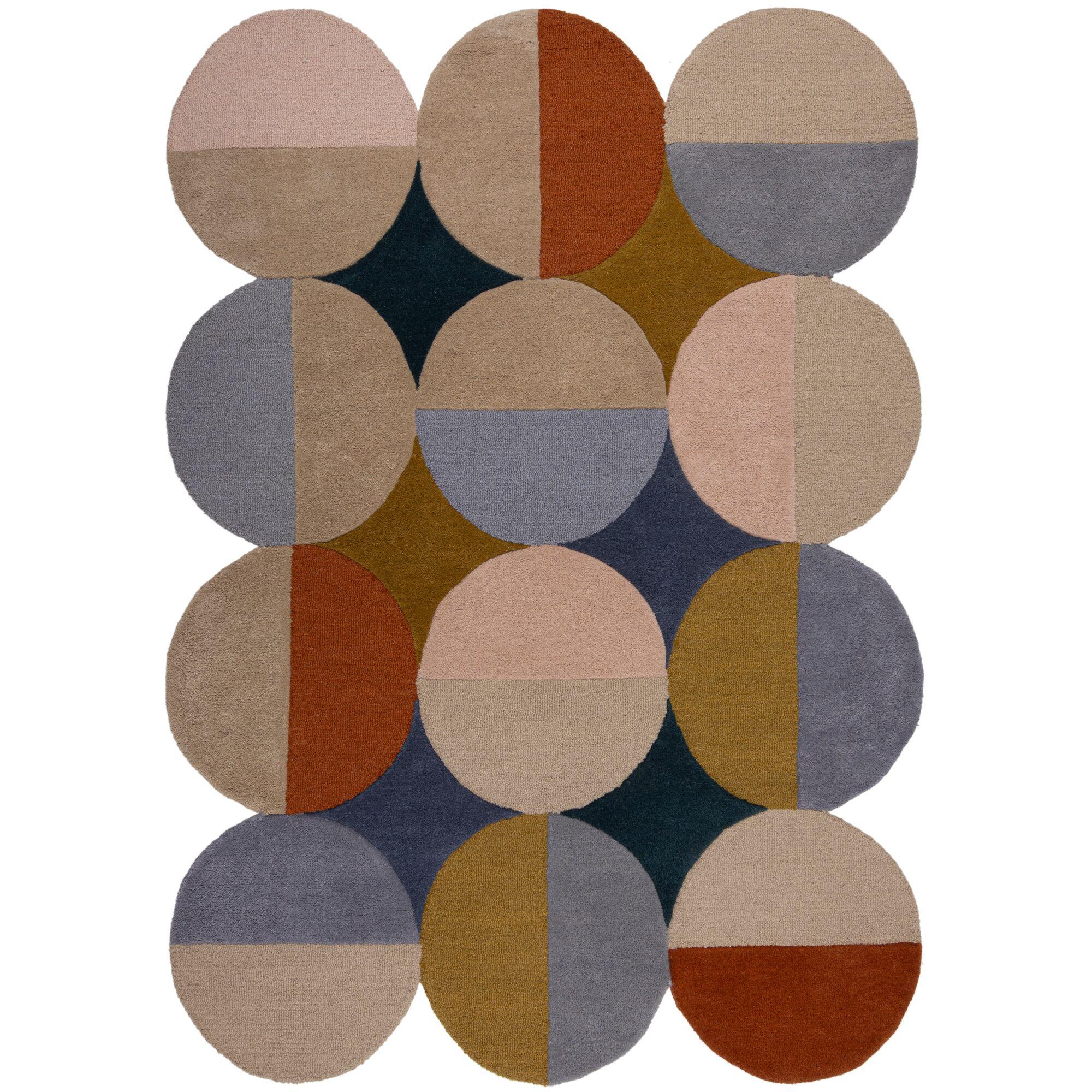WOLLTEPPICH HALLEIN, mit Wellenmuster, Bunt, 200 x 290 cm - Multicolor, Textil (290/200cm) - KADIMA DESIGN