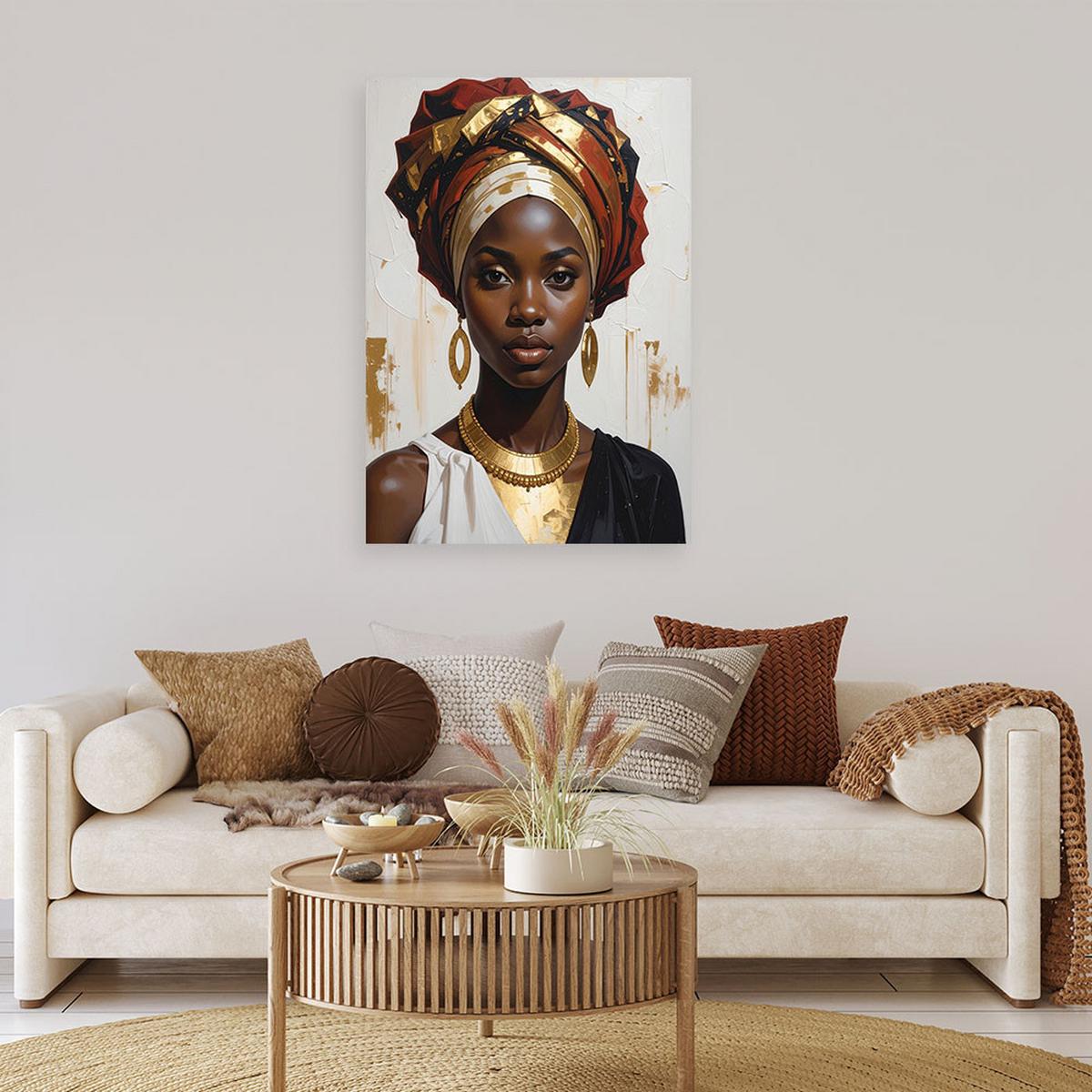 LEINWANDBILD Menschen & Charaktere 20x30cm - Goldfarben, Textil (20/30cm) - Feeby