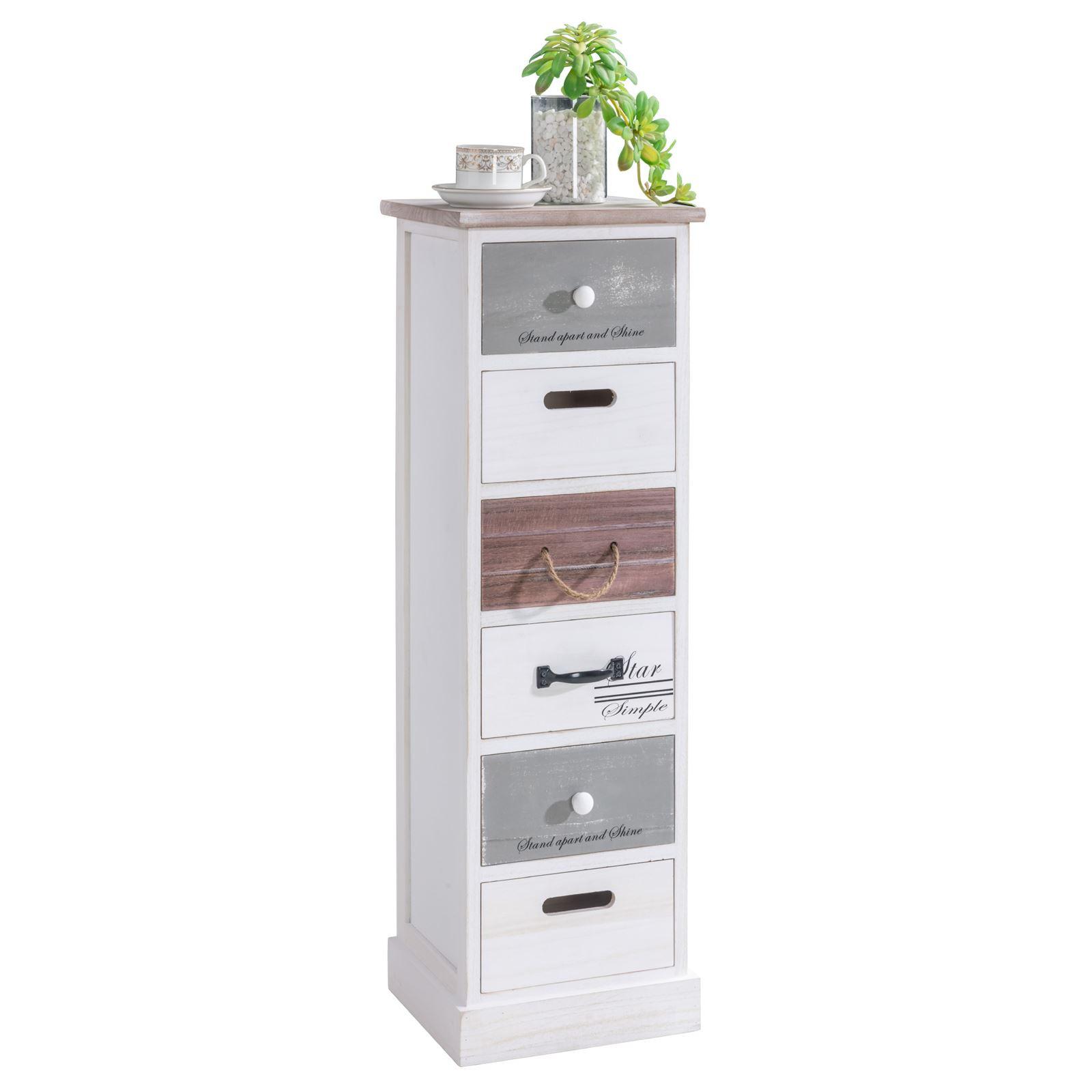 KOMMODE AVIANO weiß - Weiß, Holz (29/91/27cm) - CARO-Möbel