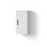 BADSCHRANK Ronco Weiß Hochglanz 30 x 59 cm - Weiß Hochglanz, Holzwerkstoff (30/59/24cm) - Livinity®
