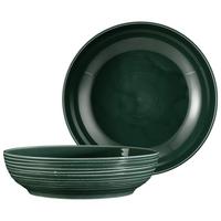 FOODBOWL Terra Moosgrün ø 25,5 cm 2er Set - Dunkelgrün, Keramik (25.5cm) - Seltmann Weiden