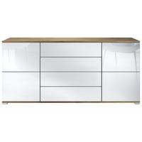 SIDEBOARD Rova Weiß Hochglanz - Weiß Hochglanz, Holzwerkstoff (166.5/75.5/35cm) - Vladon