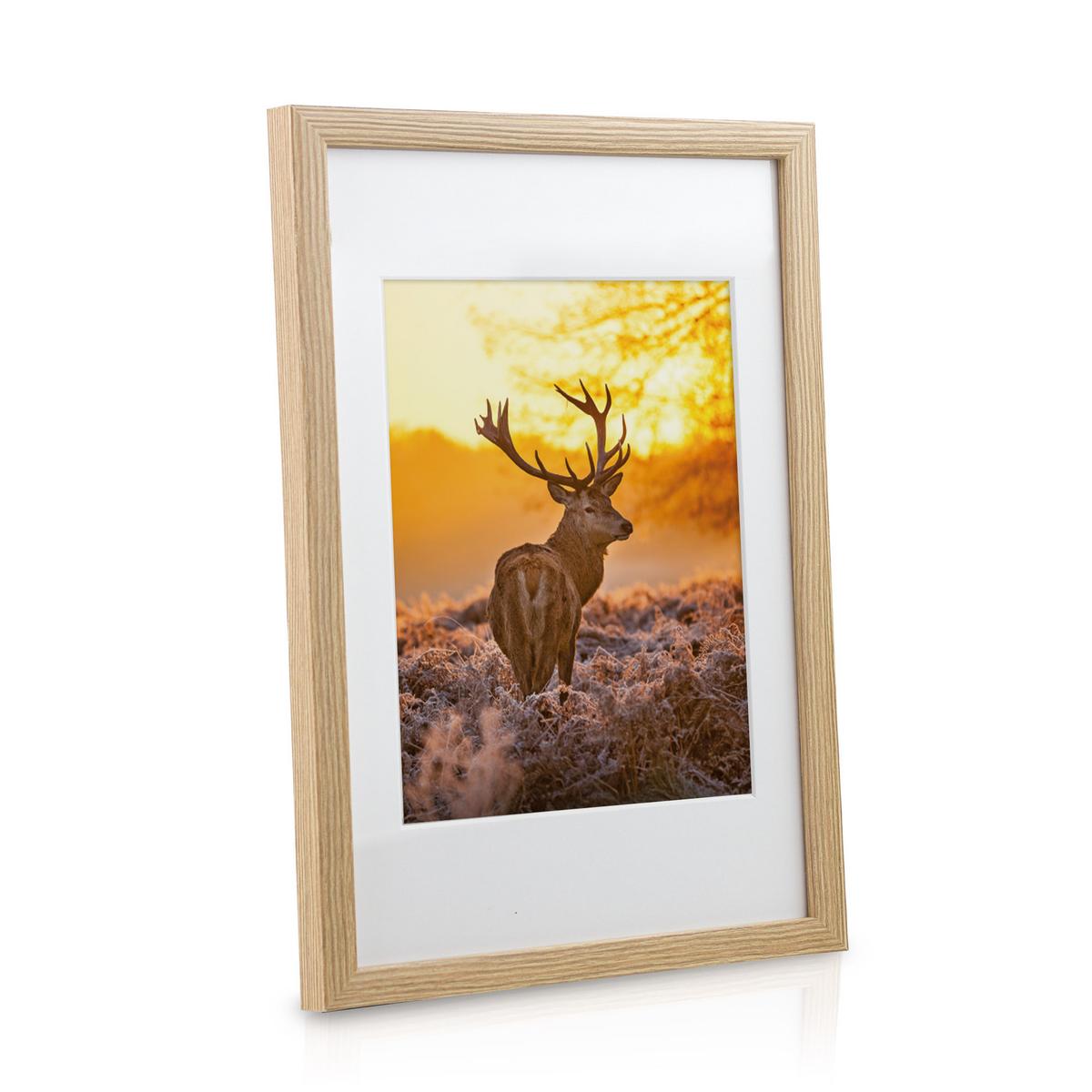 BILDERRAHMEN Passion MDF Eiche (18tlg) - Eichefarben, Holzwerkstoff (24/27cm) - BoMoe