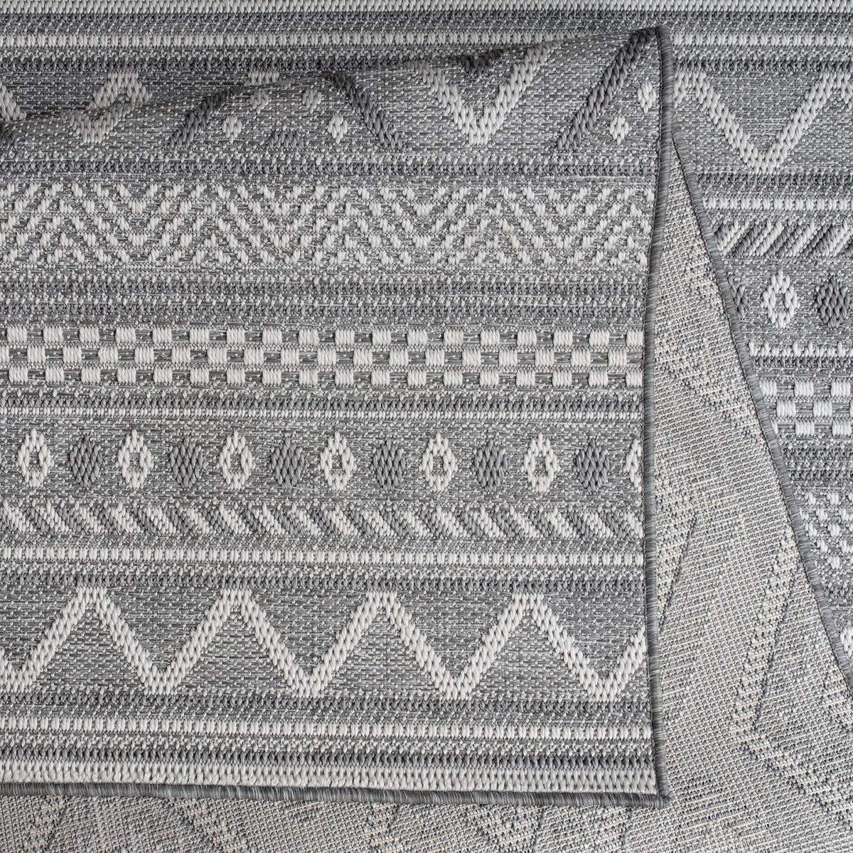 OUTDOORTEPPICH Grau-Hellgrau 200 x 280 cm - Hellgrau, Kunststoff (200/280cm) - TT Home