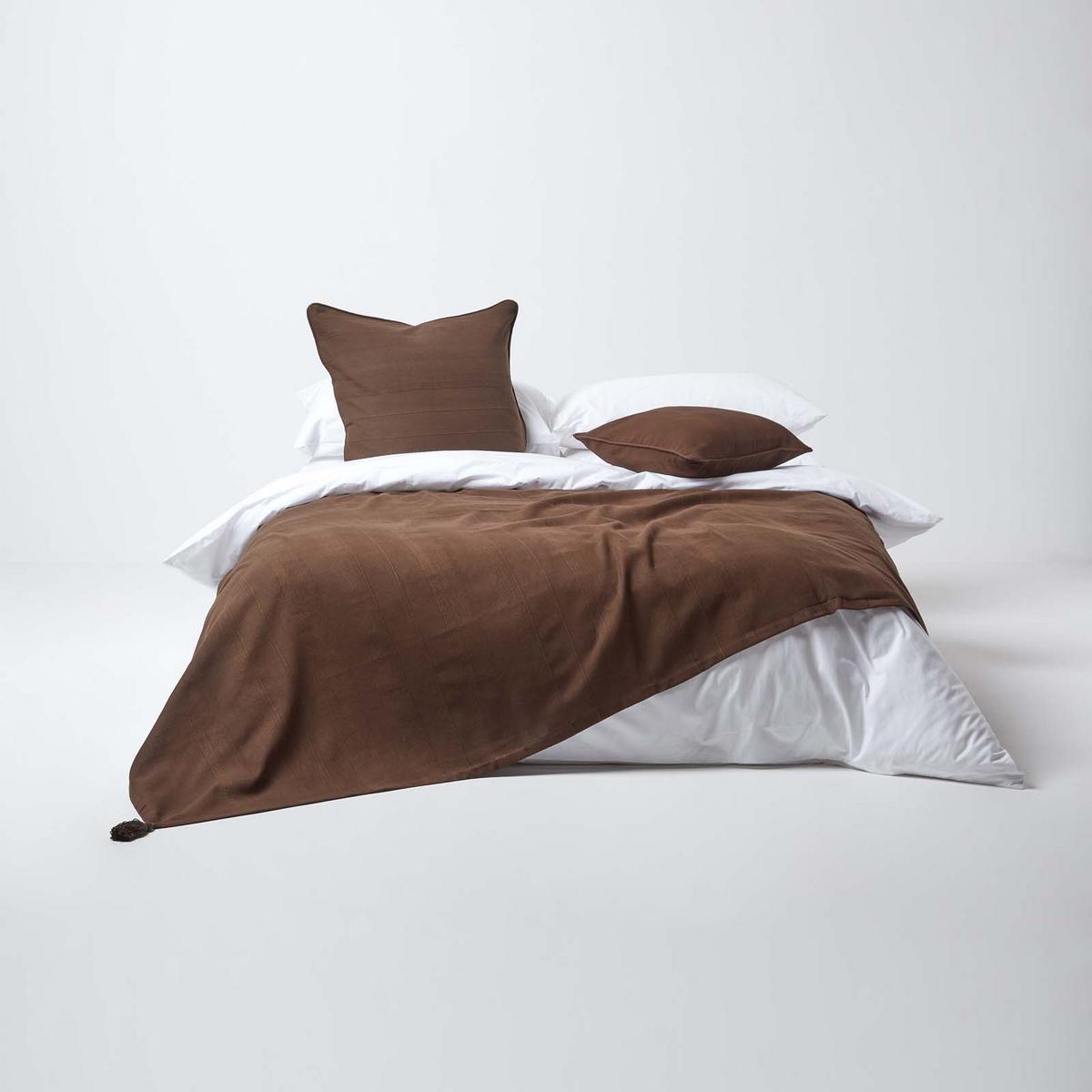 KISSENHÜLLE Rajput 45/45 cm, 100% Baumwolle - Braun, Textil (45/45cm) - Homescapes