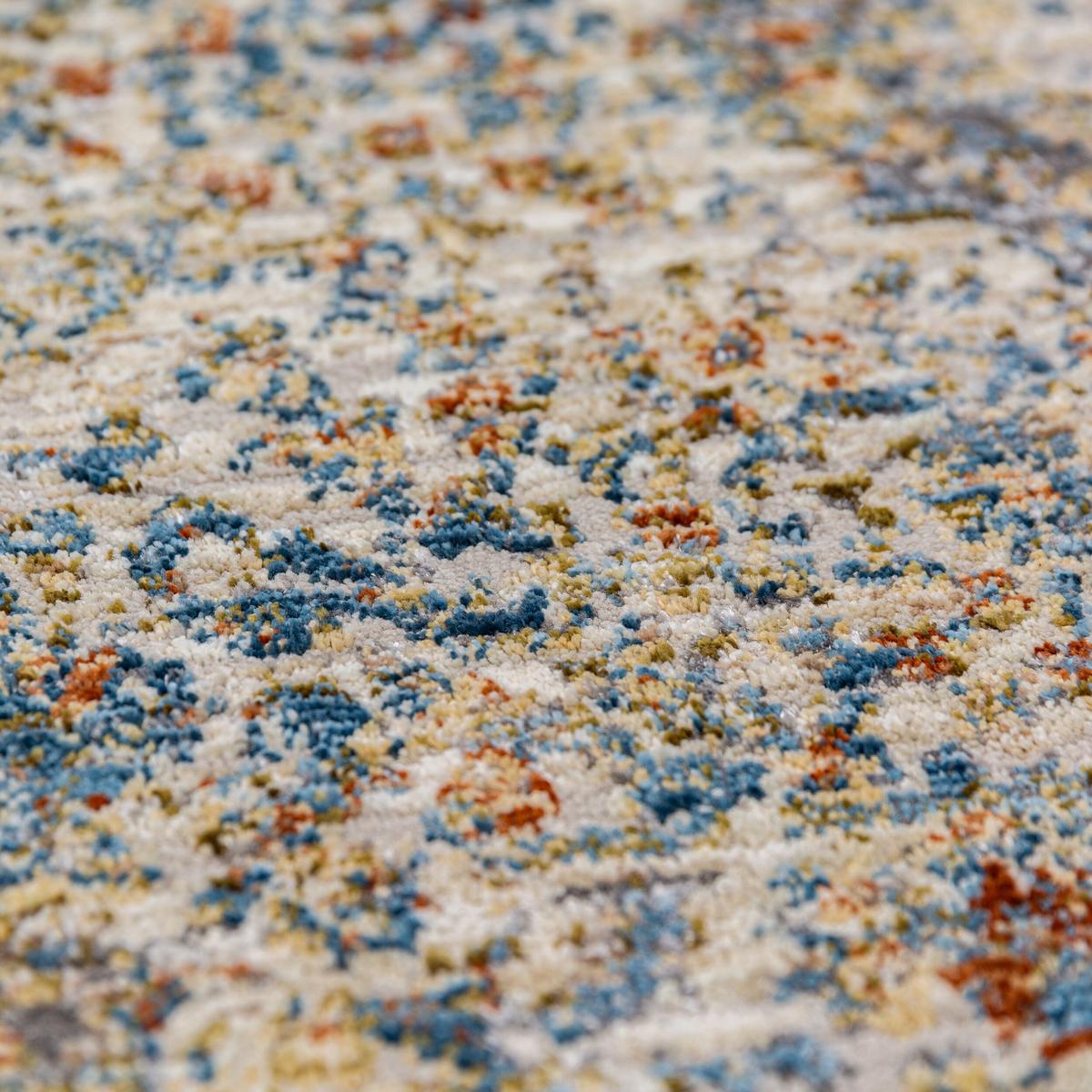 TEPPICH ADUR, im Vintage-Stil, Erdtöne-Bunt, 200 x 300 cm - Multicolor, Textil (300/200cm) - KADIMA DESIGN