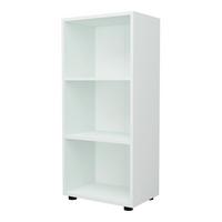 BÜCHERREGAL Vara - Weiß, Holzwerkstoff (49/108/30cm) - [en.casa]