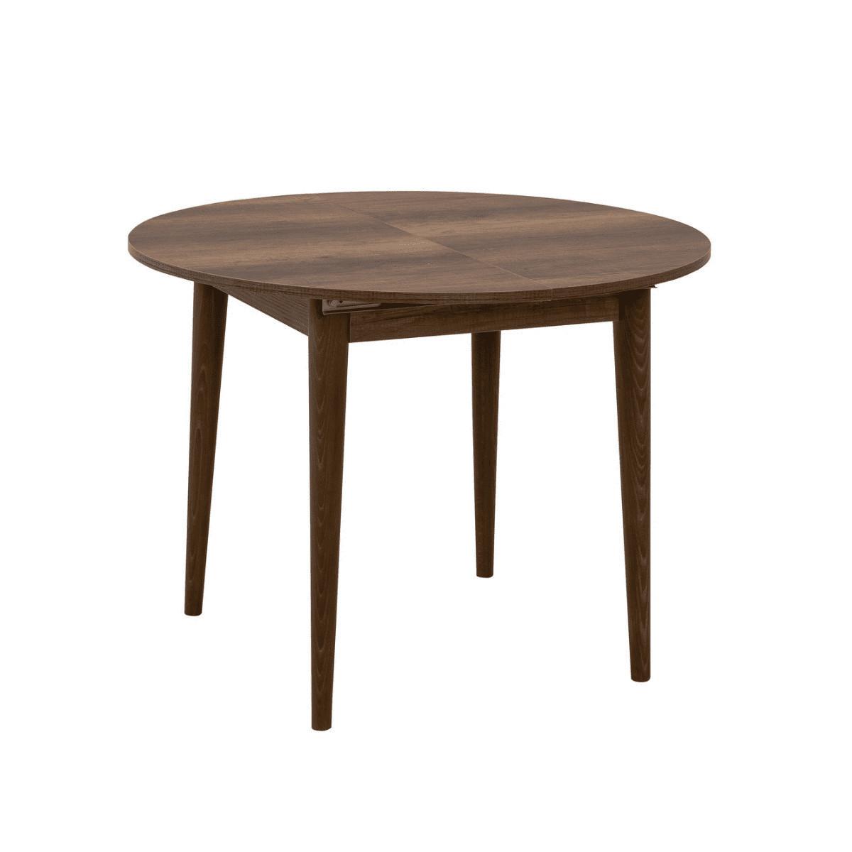 TISCH mit Massivholzbeinen - vina 100/100/75 cm - Naturfarben, Holzwerkstoff (105/100/75cm) - Calicosy