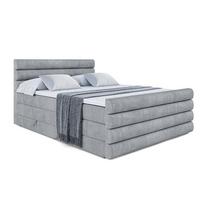 BOXSPRINGBETT CELESTIA-Z KING - 180x200 - H3/H4 - Grau - Grau, Holzwerkstoff (180/200cm) - ALTDECOR