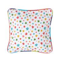 KISSENHÜLLE Bunte Sterne 30/30 cm, 100% Baumwolle - Multicolor, Textil (30/30cm) - Homescapes