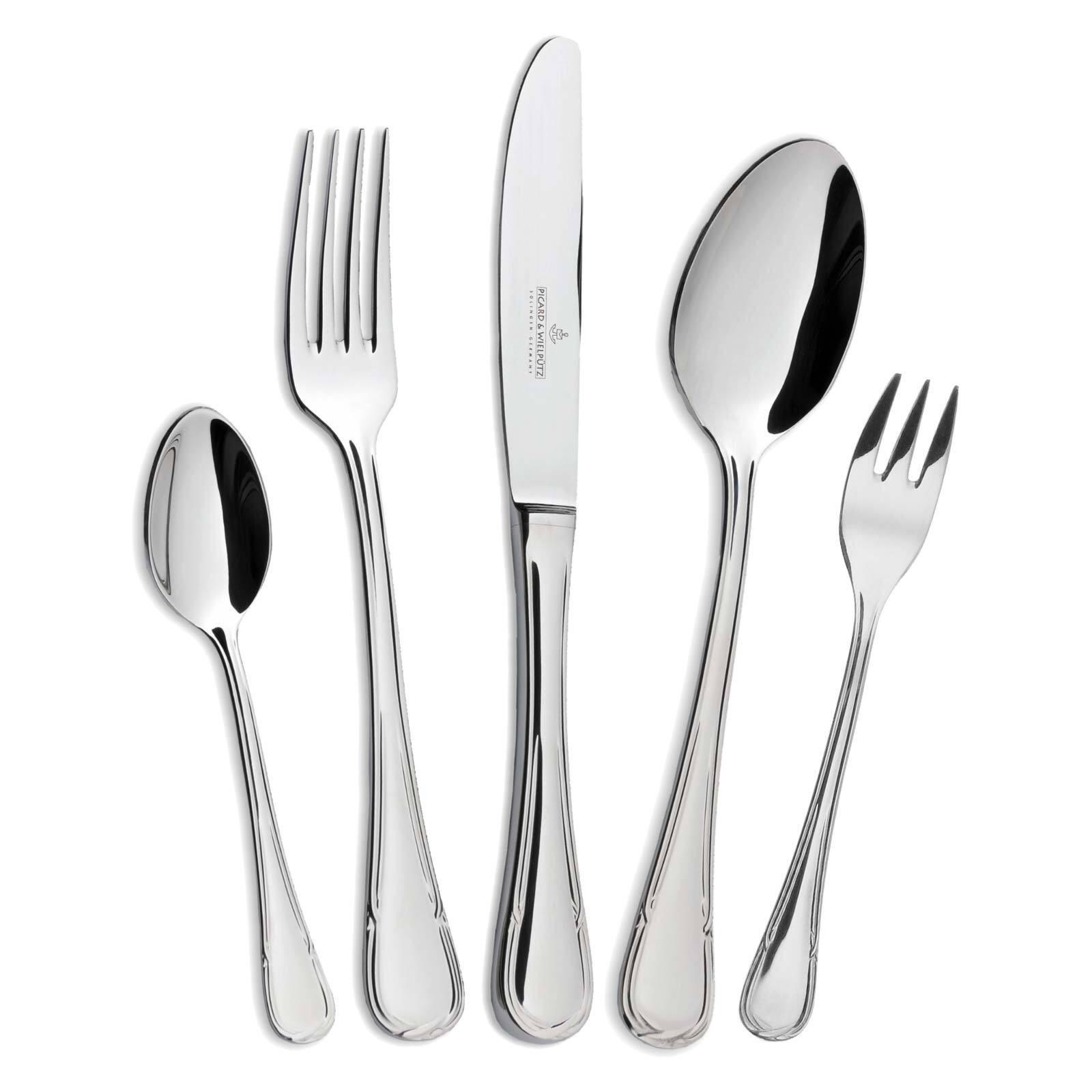TAFELBESTECK Ligato silber 30-tlg. - Silberfarben, Metall - Picard & Wielpütz