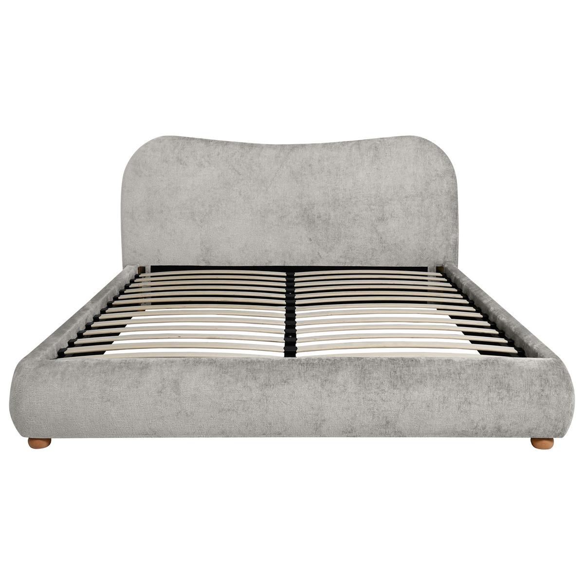 POLSTERBETT Sonho, Doppelbett 160x200 cm ohne Matratze, Chenille-Stoff, Beige - Beige, Textil (160/200cm) - Beautysofa