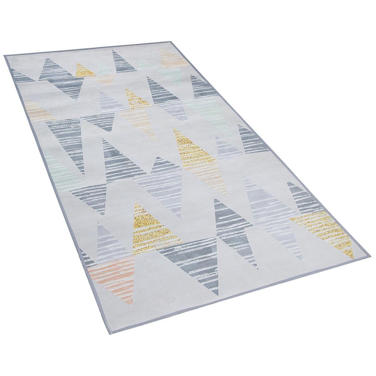 KURZFLOR-TEPPICH Yayla 150/80 cm - Grau, Kunststoff (80/150cm) - Beliani