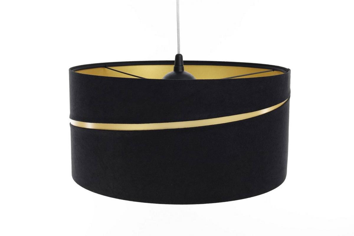 HÄNGELEUCHTE Gold 50/25 cm - Goldfarben/Schwarz, Kunststoff (50/0.4/25cm) - ONZENO