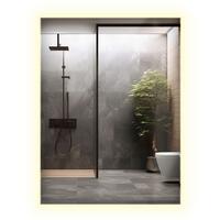 LED-SPIEGEL 80x60 cm Rechteckig Neutralweiß 4000K - Transparent, Glas (60/80/0.4cm) - Wallfluent