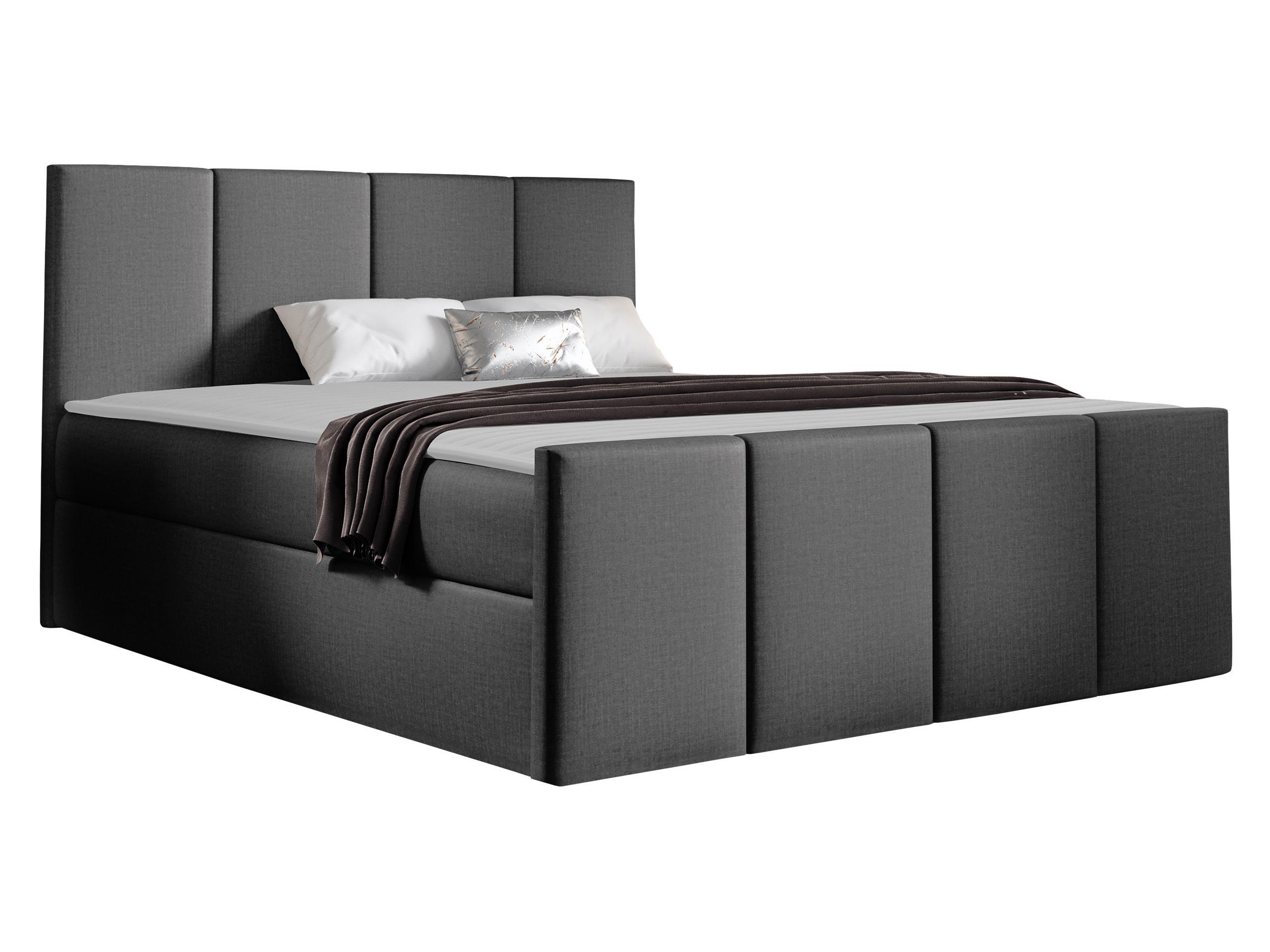 BOXBETT Lars - H3 - Alufarben, Holz (160/200cm) - MIRJAN24