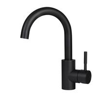 WASCHTISCHARMATUR SARAH 24/6/24 cm - Schwarz, Metall (6/24/24cm) - Nettlife