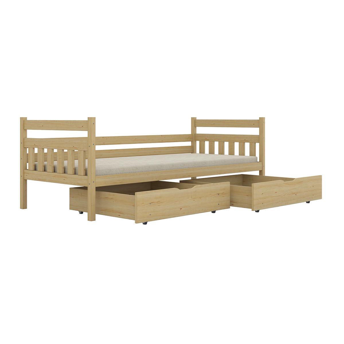 BETT 90/200 David Holz - Braun, Holz (90/200cm) - Petits-meubles