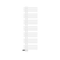 BADHEIZKÖRPER Iron EM 500x1600 mm Weiß mit Ventil Durchgang - Weiß, Metall (50/160/3cm) - LuxeBath