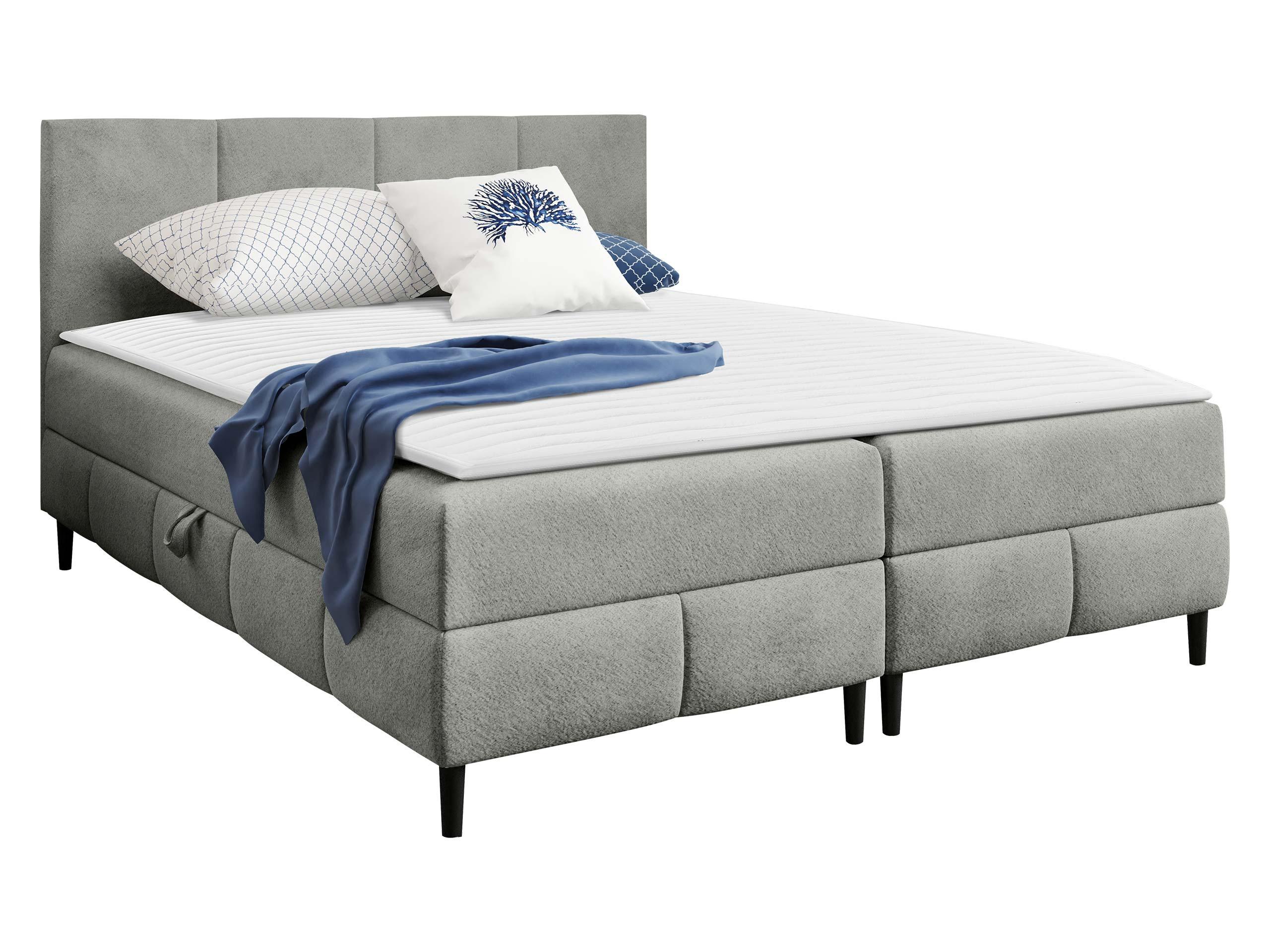 BOXBETT Box Best 2 - H3 - Schwarz/Grau, Holz/Holzwerkstoff (160/200cm) - MIRJAN24