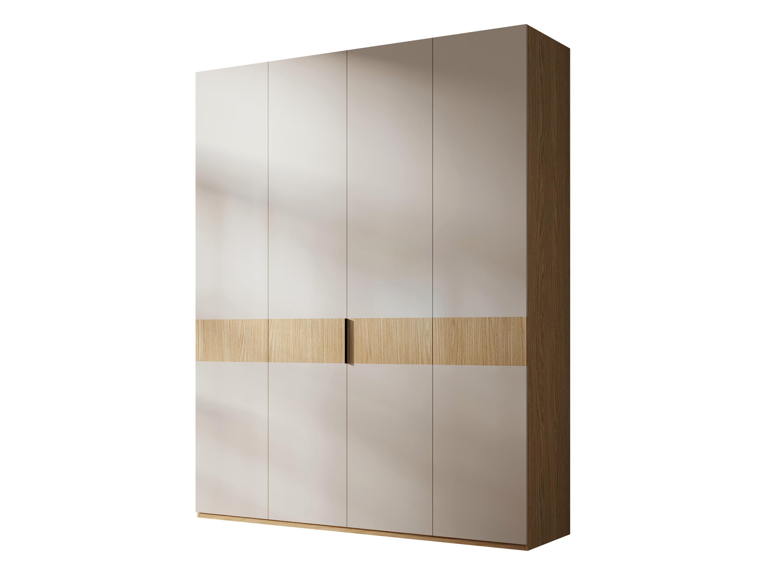 KLEIDERSCHRANK Soreno 180 4D - Eichefarben/Beige, Holzwerkstoff/Kunststoff (180/237/60cm) - MIRJAN24
