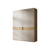KLEIDERSCHRANK Soreno 180 4D - Eichefarben/Beige, Holzwerkstoff/Kunststoff (180/237/60cm) - MIRJAN24
