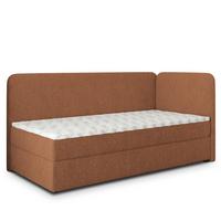 BOXBETT GINA 90x200 cm mit Matratze und Topper, H2+H3 - Kupferfarben - Kupferfarben, Holz (90/200cm) - MASSENO