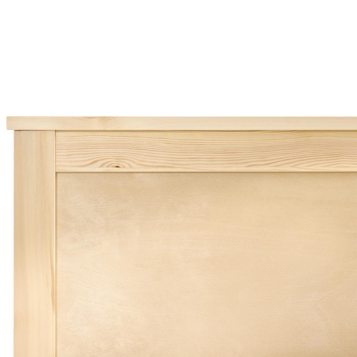 BETT mit 2 Schubladen 120/200 cm Kiefernholz Hellbraun Dauphin - Hellbraun, Holz (120/200cm) - Beliani