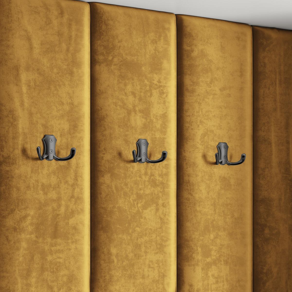GARDEROBENSCHRANK REMA 180/240/60 cm Modern Garderobe-Set Eiche Wotan - Gelb/Eiche Wotan, Holzwerkstoff (180/240/60cm) - MASSENO
