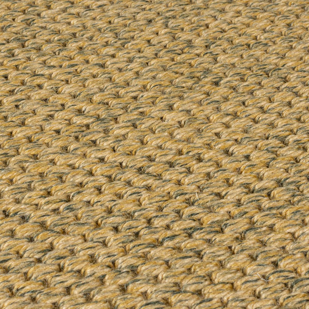 OUTDOORTEPPICH Waschbar KEER, mit Bordüre, Natur-Grün, 200 x 290 cm - Beige, Textil (200/290cm) - KADIMA DESIGN