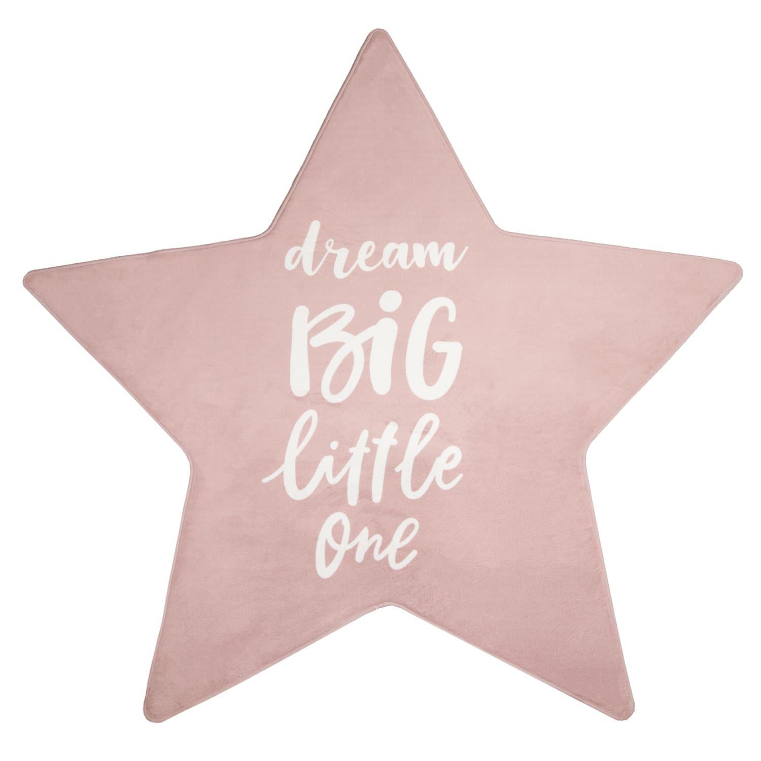 KINDERTEPPICH Waschbar, mit Stern-Motiv, Rosa, 120 x 120 cm - Rosa, Textil (120/120cm) - KADIMA DESIGN
