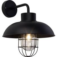 AUSSENWANDLEUCHTE Portland 96297/06 - Schwarz, Metall (24/29/25cm) - Brilliant