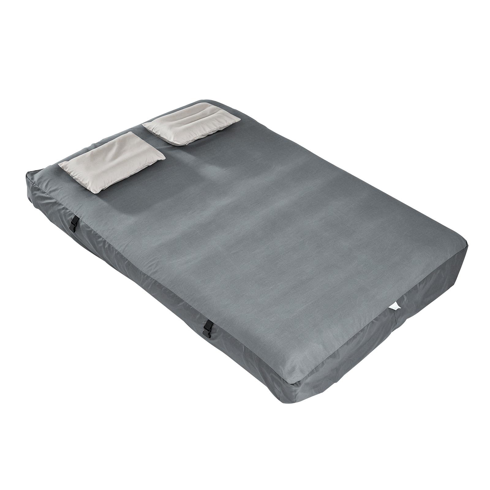 LUFTBETT mit integrierten Kissen OGS32-II-L-HG-P01 - Ahornfarben, Fell (137/191cm) - SoBuy