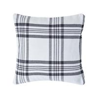 KISSENHÜLLE Schottenkaro 60/60 cm - Weiß, Textil (60/60cm) - Homescapes