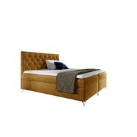 BOXBETT Ambre In Fresh - Currygelb, Holzwerkstoff/Textil (140/200cm) - Fun Möbel